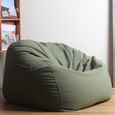 Pink bean bag chair with handy portability